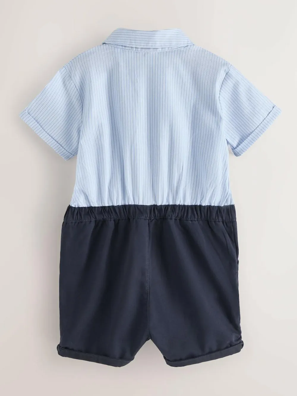 Baker by Ted Baker Blue Smart Bow Tie Rompersuit^ Rompers & Overalls