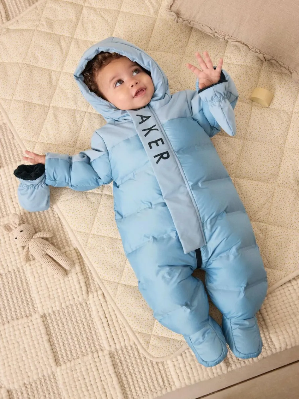 Baker by Ted Baker Blue Shower Resistant Snowsuit