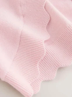 Baker by Ted Baker Bow Sleeve Scallop Edge Cardigan^ Occasionwear|Knitwear & Sweaters