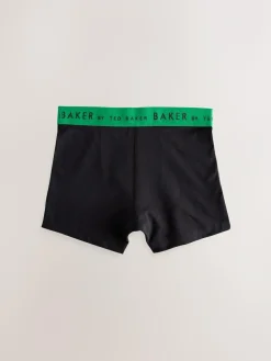 Online Baker by Ted Baker Boys Boxers 5 Pack Black