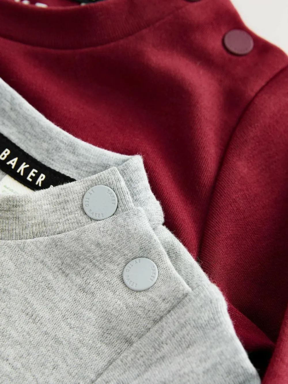 Baker by Ted Baker Burgundy Red/Grey Romper and Reversible Hat^ Rompers & Overalls