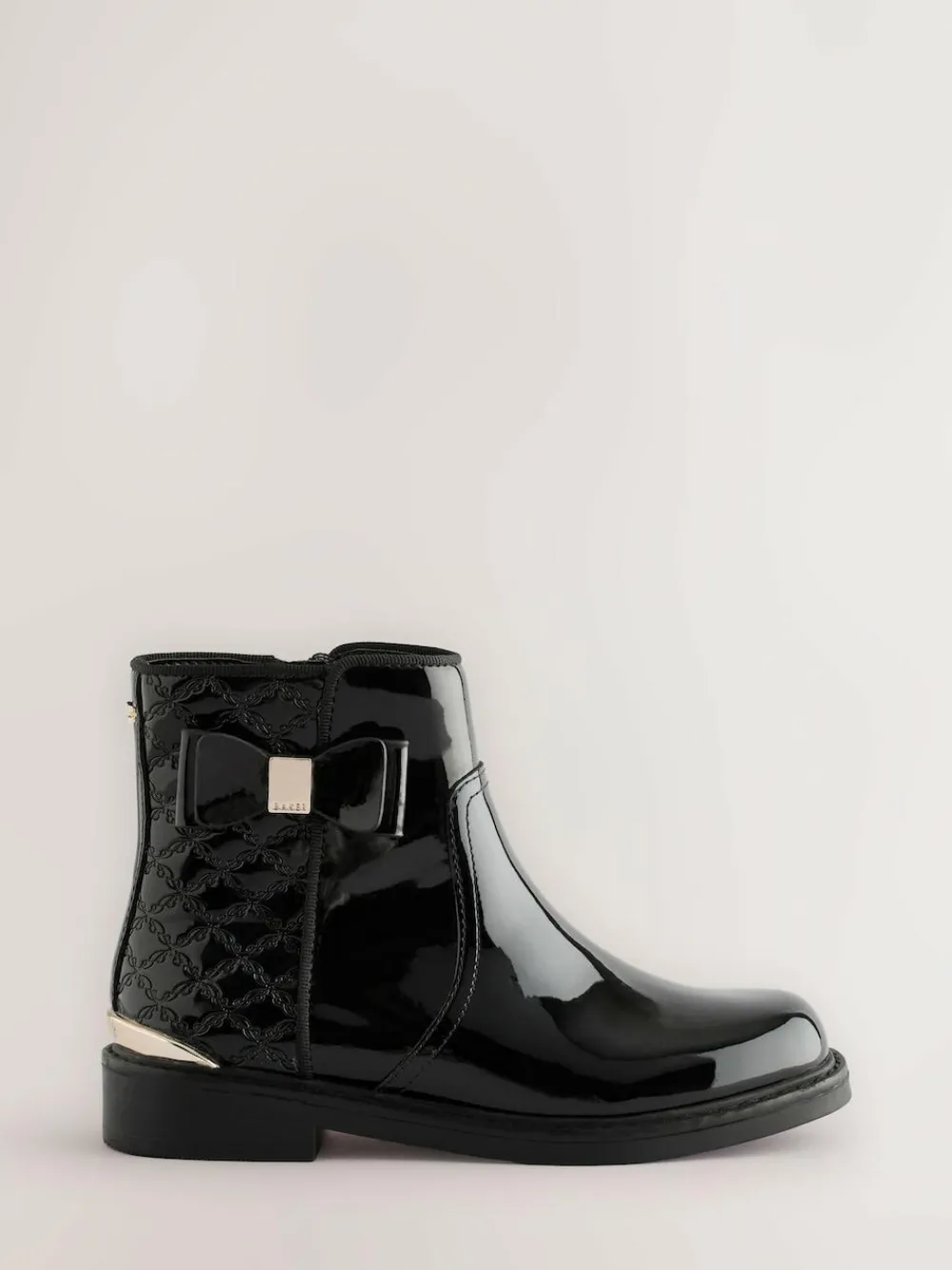 Sale Baker by Ted Baker Girls Patent Chelsea Black Boots