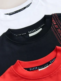 Baker by Ted Baker Graphic Print T-Shirts 3 Pack