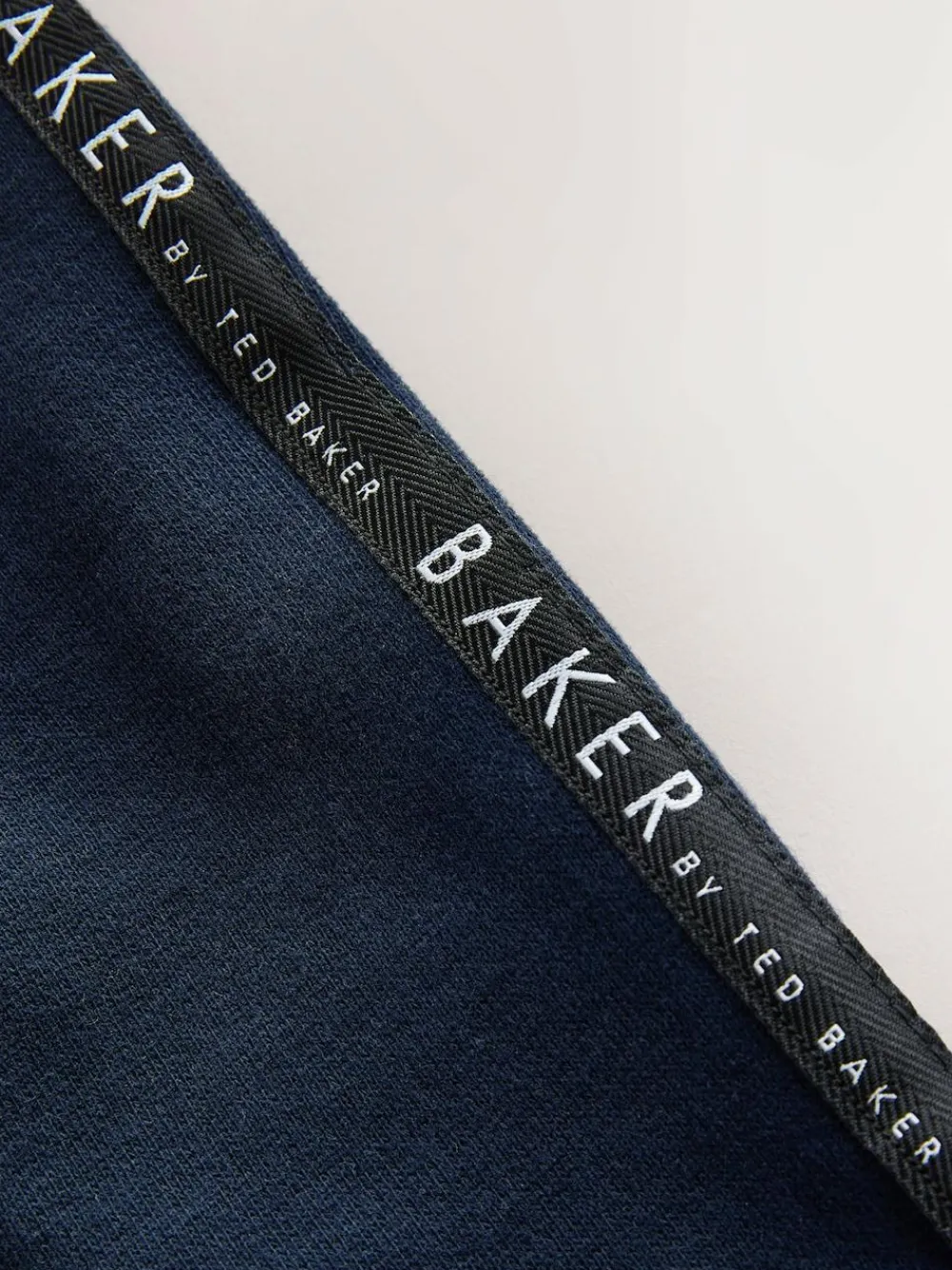 Clearance Baker by Ted Baker Panel Long Sleeve Romper Blue/Black