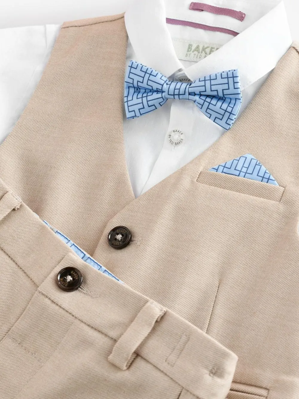 Baker by Ted Baker Shirt Waistcoat and Shorts Set^BOY Occasionwear