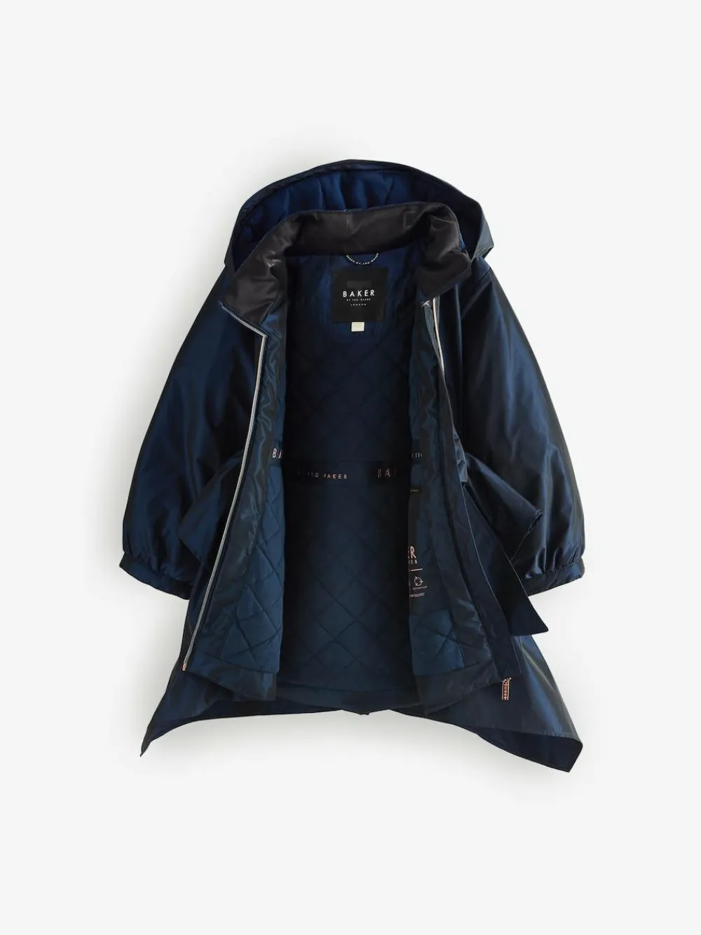 Baker by Ted Baker Shower Resistant Bow Frill Raincoat^ Jackets & Coats|Snowsuits & Coats