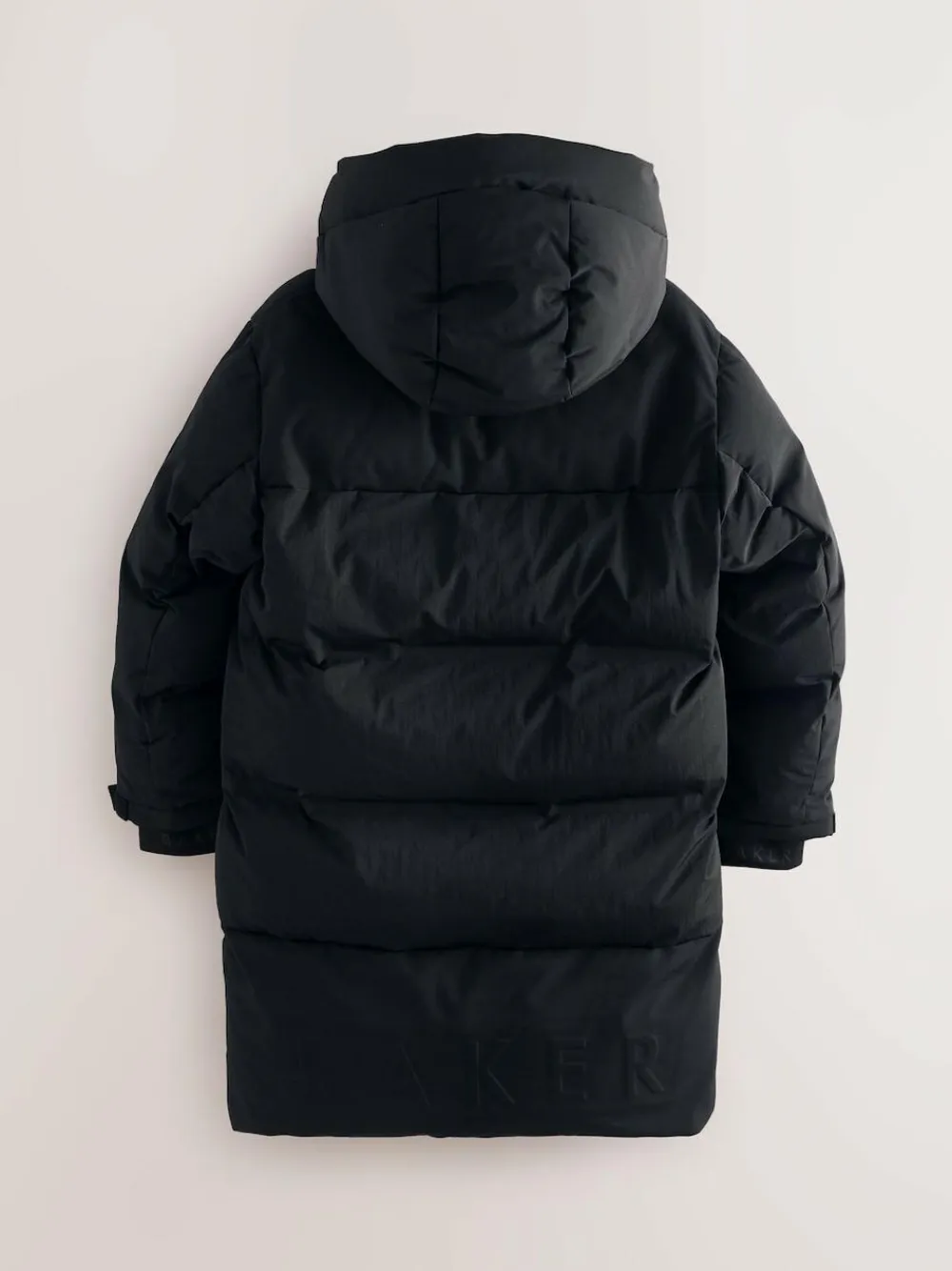 Hot Baker by Ted Baker Shower Resistant Longline Padded Coat Black