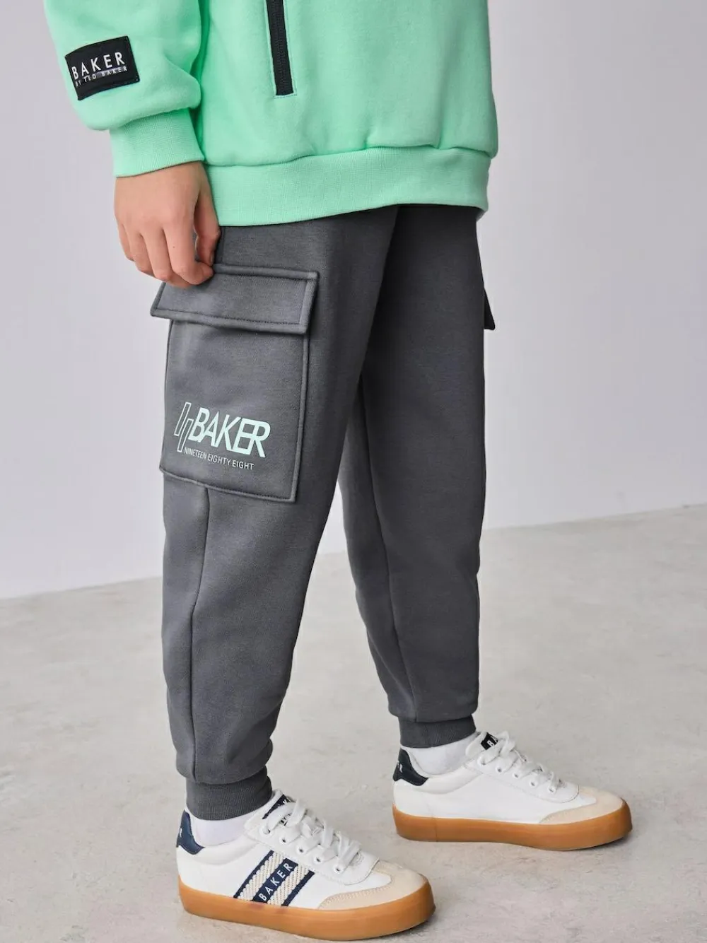 Baker by Ted Baker Sweatshirt and Cargo Joggers Set^BOY Sweatshirts & Hoodies|Sweat Pants