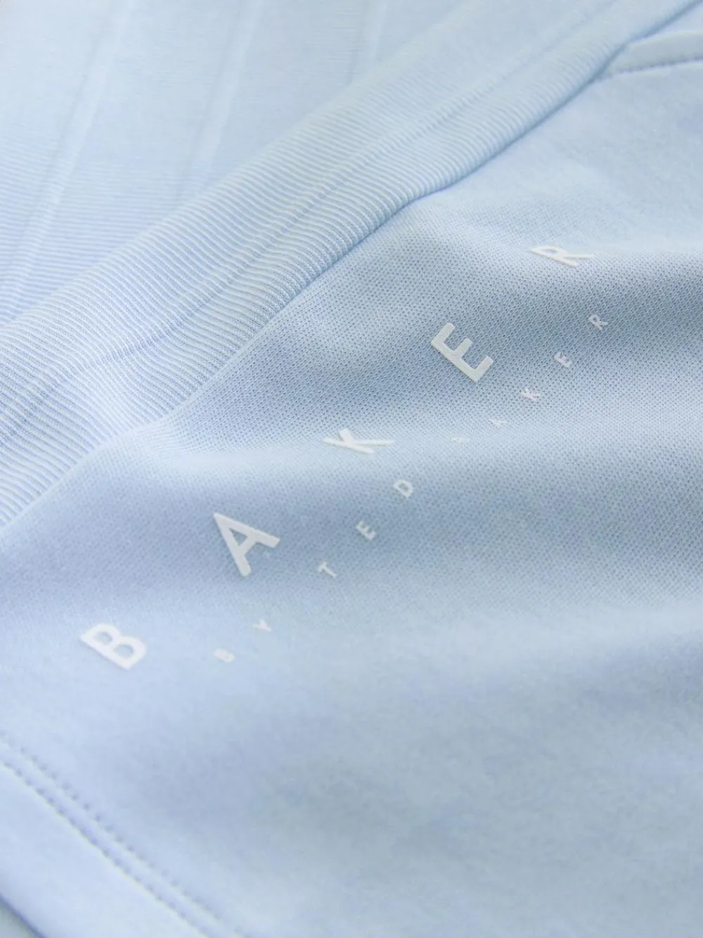 Sale Baker by Ted Baker Textured Polo Shirt and Shorts Set Blue