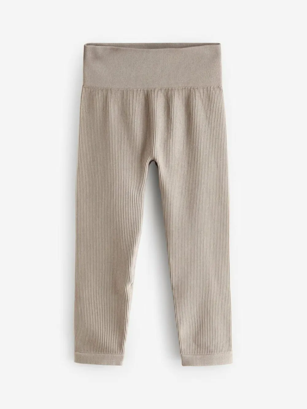 Next Beige Seamless Ribbed High Waist Leggings (3-16yrs)^ Pants & Leggings|Pants & Leggings