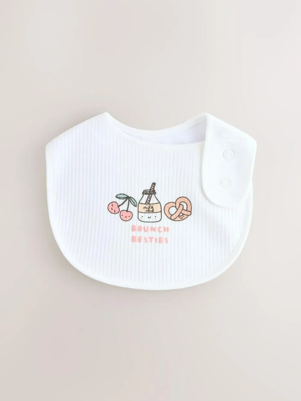 Next Berry Pink Food Character Baby Bibs 3 Pack^ Bibs|Newborn Accessories