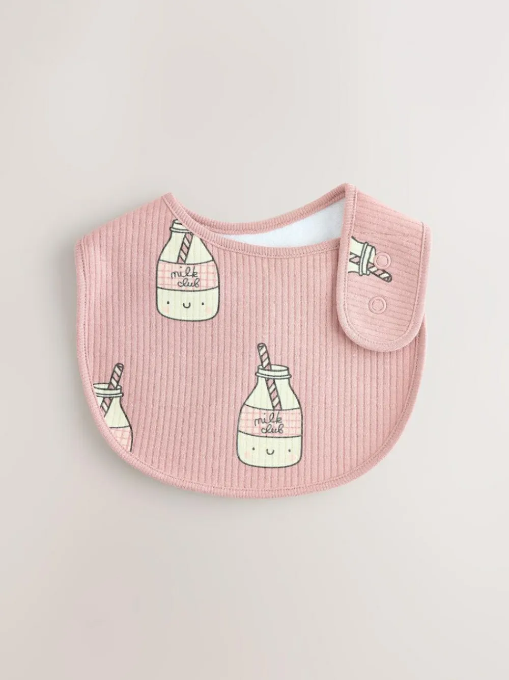 Next Berry Pink Food Character Baby Bibs 3 Pack^ Bibs|Newborn Accessories