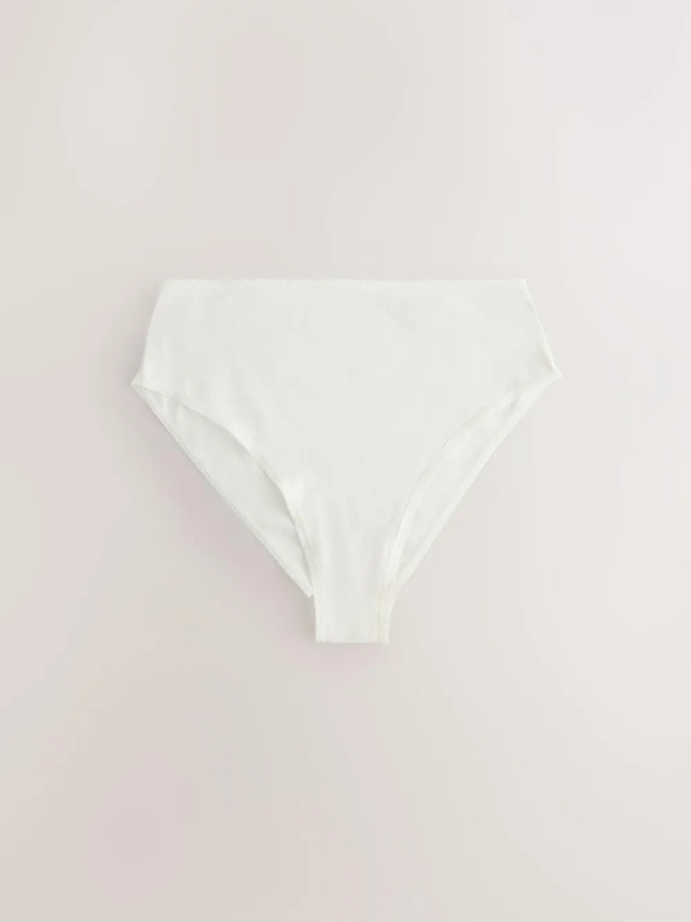 Next Berry Pink High Waist High Leg Cotton Rich Knickers 5 Pack^Women Panties