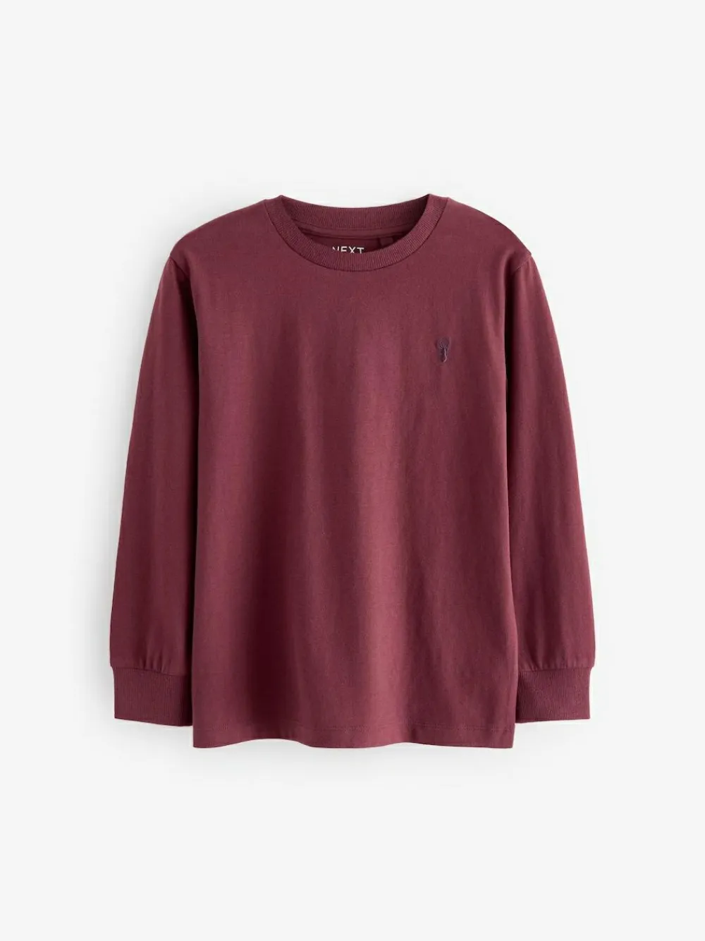 Next Stag Logo Long Sleeve Cosy T-Shirts 4 Pack (3-16yrs)^BOY Tops|T-Shirts