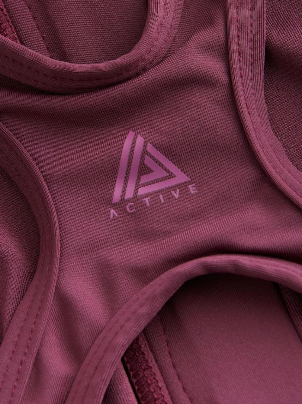 Online Next Berry Wine Active High Neck Tummy Control Swimsuit