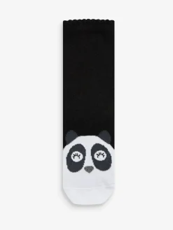 Next Black 5 Pack Cotton Rich Character Ankle School Socks^ Tights|Socks & Tights