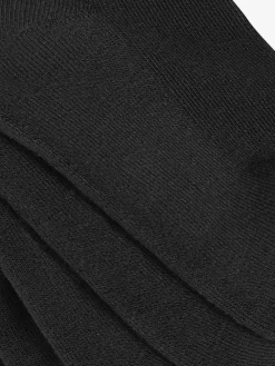 Online Next 5 Pack Cotton Rich Cushioned Sole Ankle Socks Black