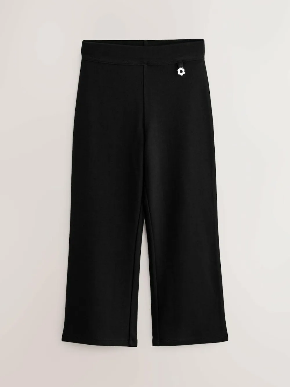 Hot Next 2 Pack Pull-On Cotton Rich Stretch Boot Cut School Trousers (3-17yrs) Black