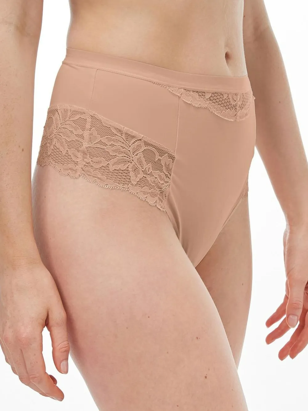 Sale Next Tummy Control Light Shaping High Waist Thongs 2 Pack Black / Praline Nude