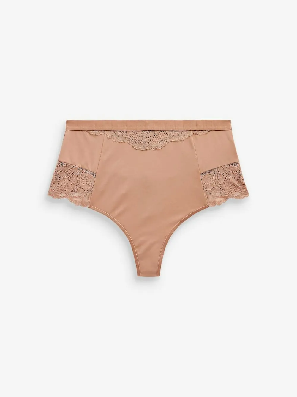 Sale Next Tummy Control Light Shaping High Waist Thongs 2 Pack Black / Praline Nude