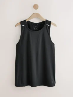 New Next Active Gym Textured Training Vest Black