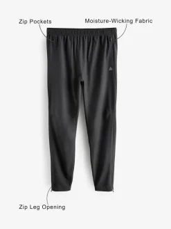New Next Active Gym Woven Training Joggers Black