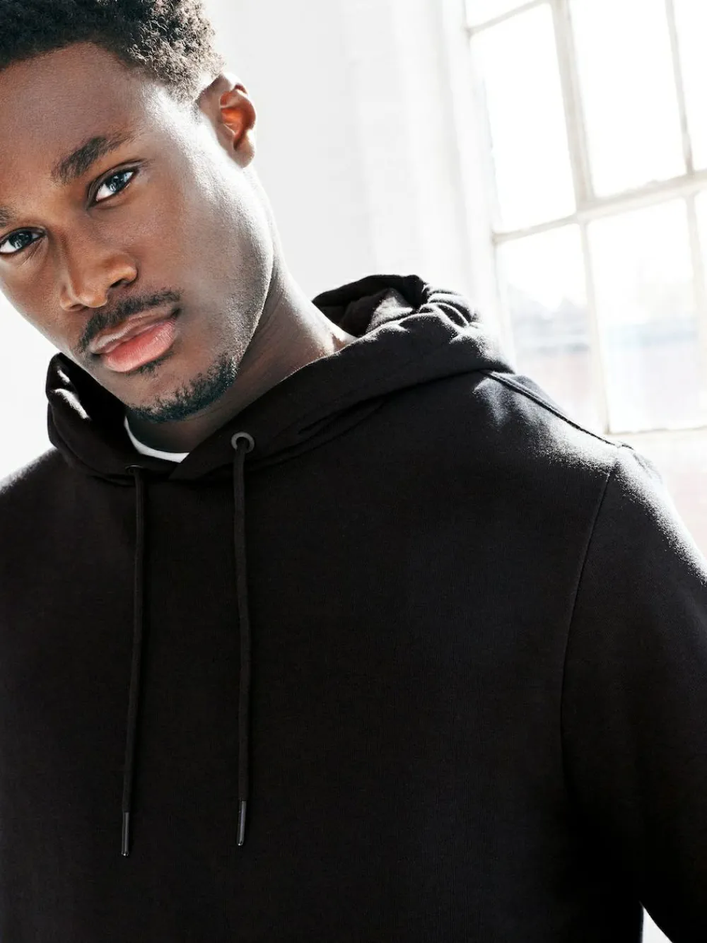 New Next Black Active Training Division Hoodie