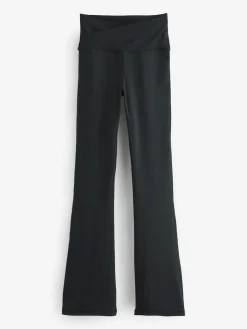 Sale Next Black Active Wrap Waist Flared Leggings