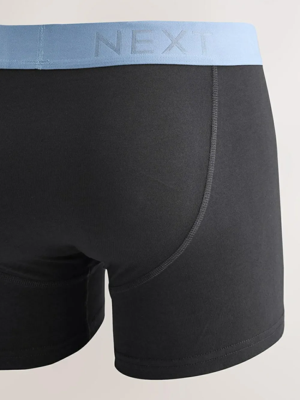 Next Black Blue/Brown Waistbands A-Front Boxers 10 Pack^ Underwear|Underwear