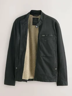 Next Borg Lined Zip Through Funnel Jacket^ Coats & Jackets|Coats & Jackets
