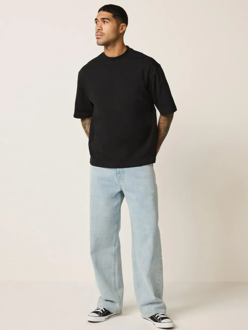 Best Next Boxy Heavyweight T-Shirt Black