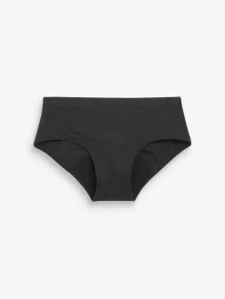 Next Black Briefs 2 Pack Teen Light Flow Period Pants (7-16yrs)^ Underwear