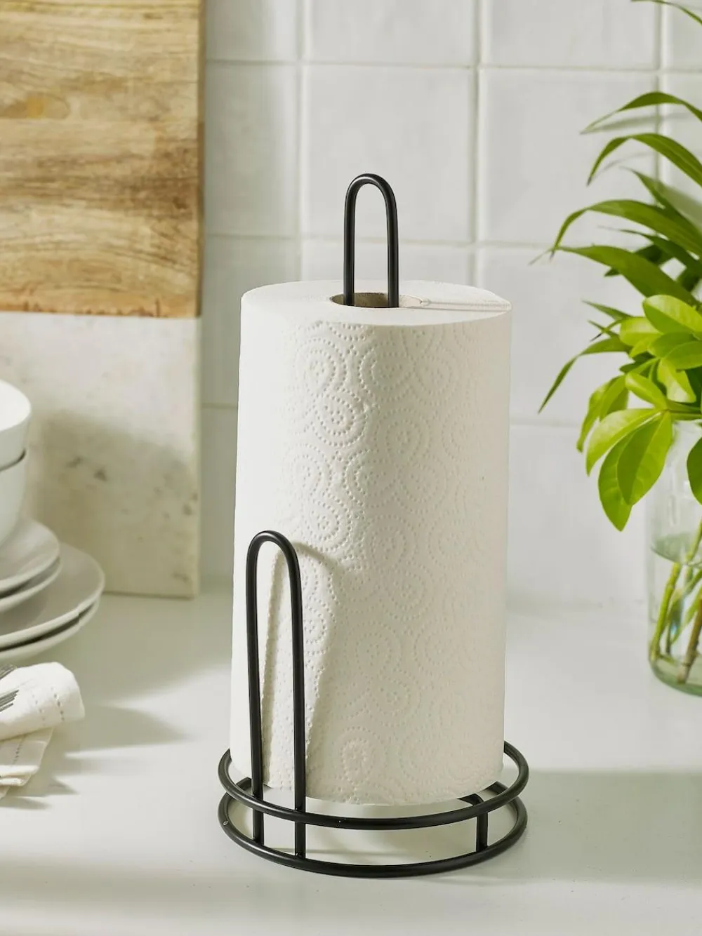 Sale Next Bronx Wire Kitchen Roll Holder Black