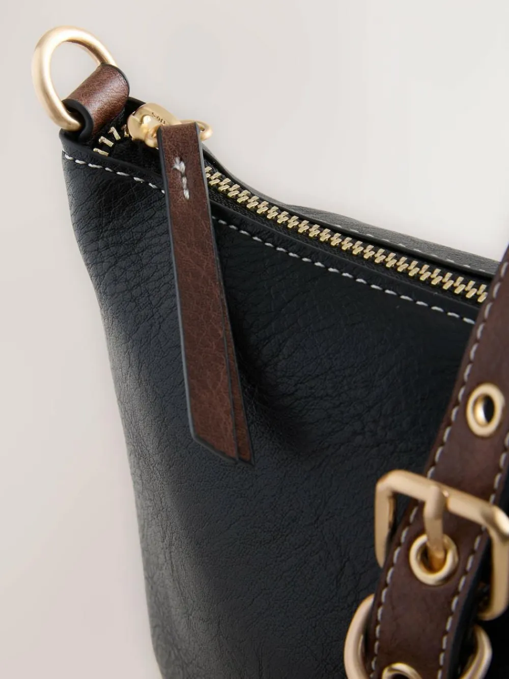 Next Buckle Hand Held Bag Black