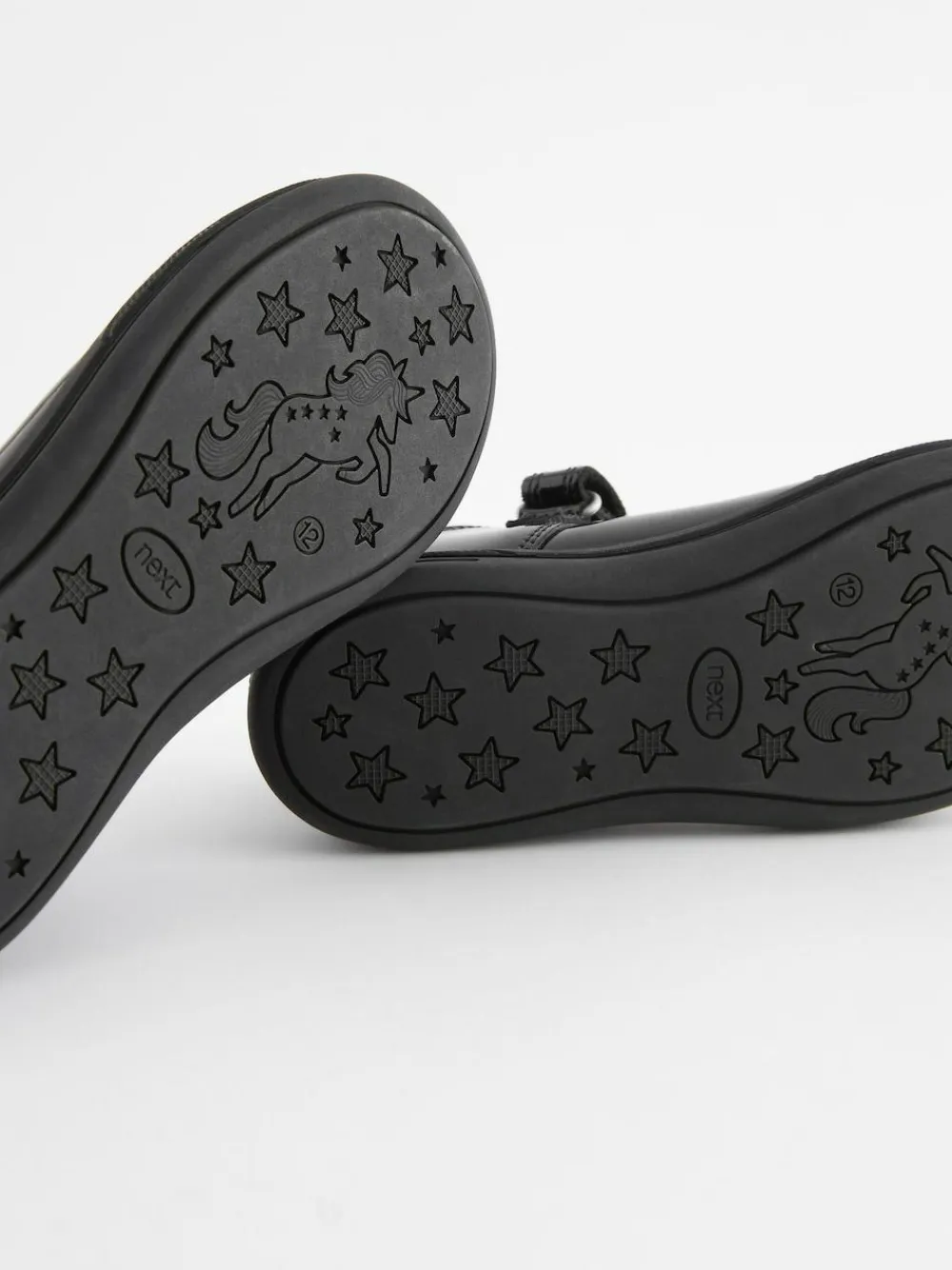 Outlet Next Black Butterfly Detail Standard Fit (F) Junior Leather School Mary Jane Shoes