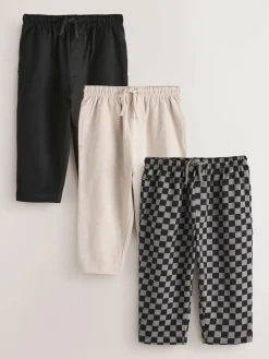 Next Stripe Joggers 3 Pack (3mths-7yrs)^BOY Joggers|Pants & Leggings