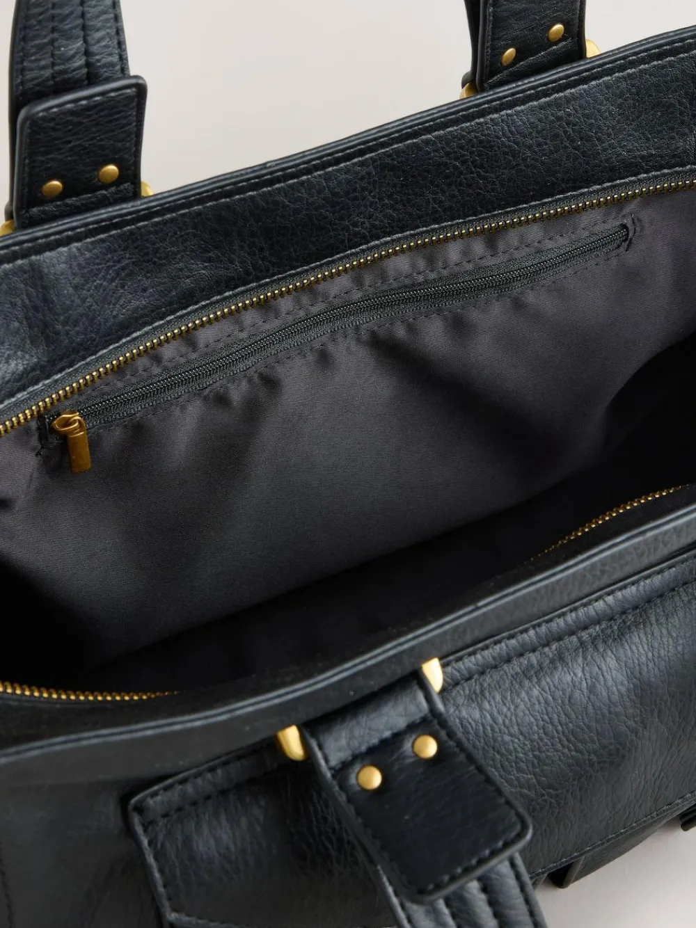 Clearance Next Charm Buckle Hand Held Bag Black