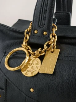 Clearance Next Charm Buckle Hand Held Bag Black