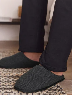 Next Check Mule Slippers^ Slippers|Slippers