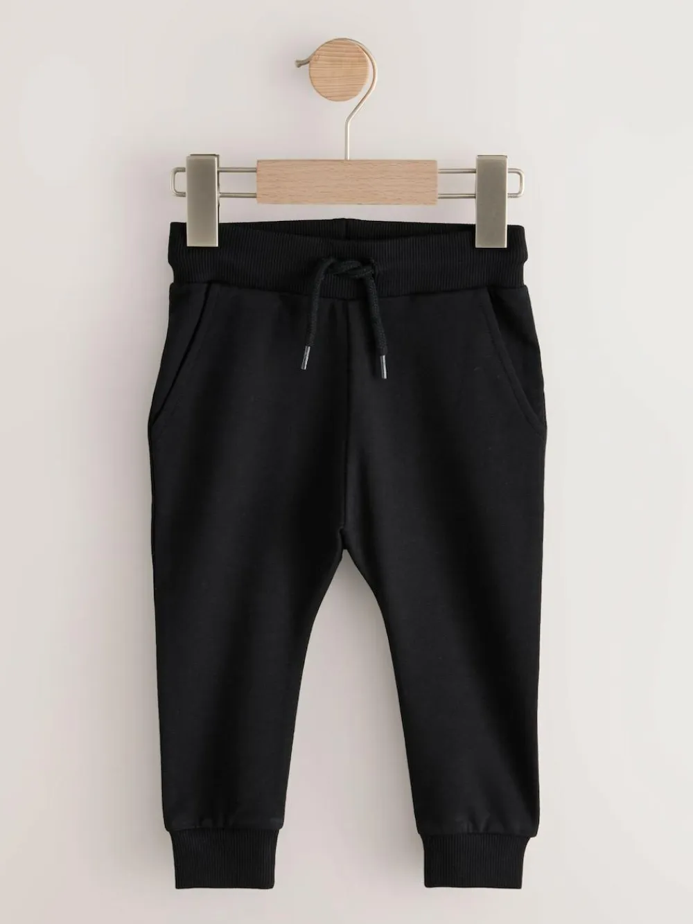 Next Black Classic Jersey Joggers (3mths-7yrs)