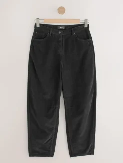 Next Cord Barrel Leg Trousers^Women Pants