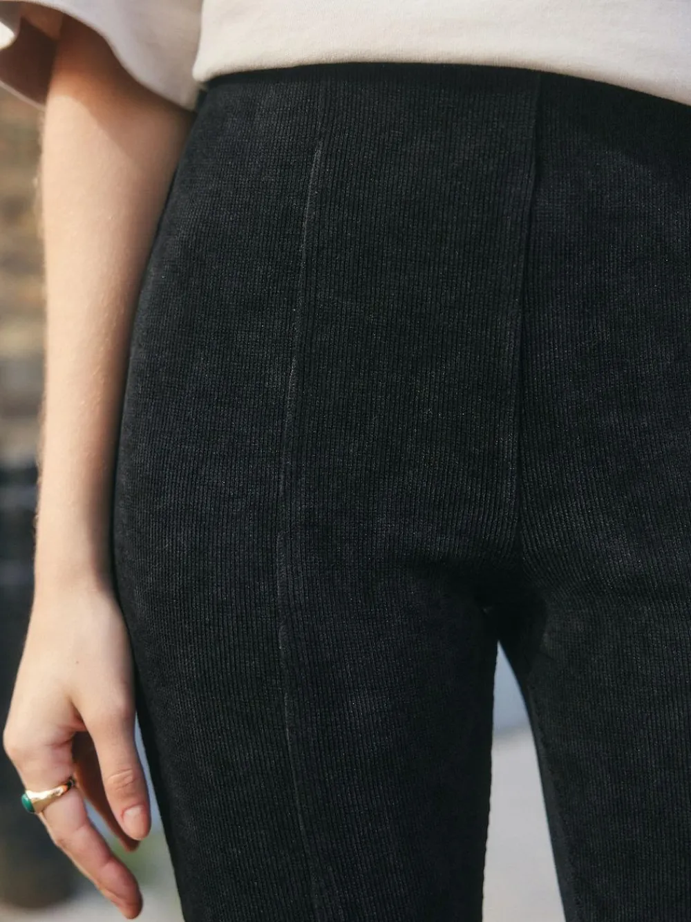 Sale Next Cord Leggings Black