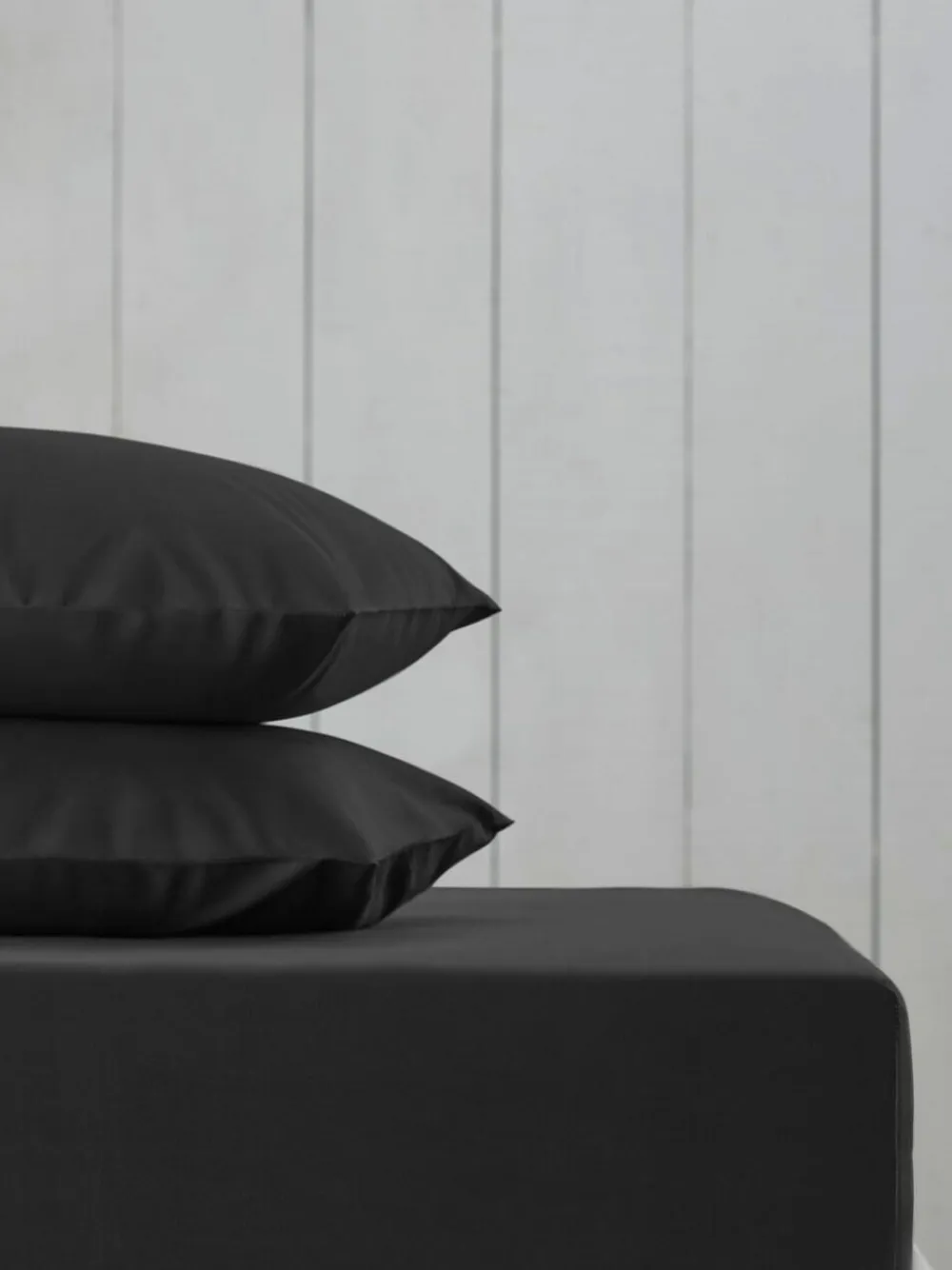 Next Black Cotton Rich Deep Fitted Bed Sheet^ Bedsheets & Pillow Cases