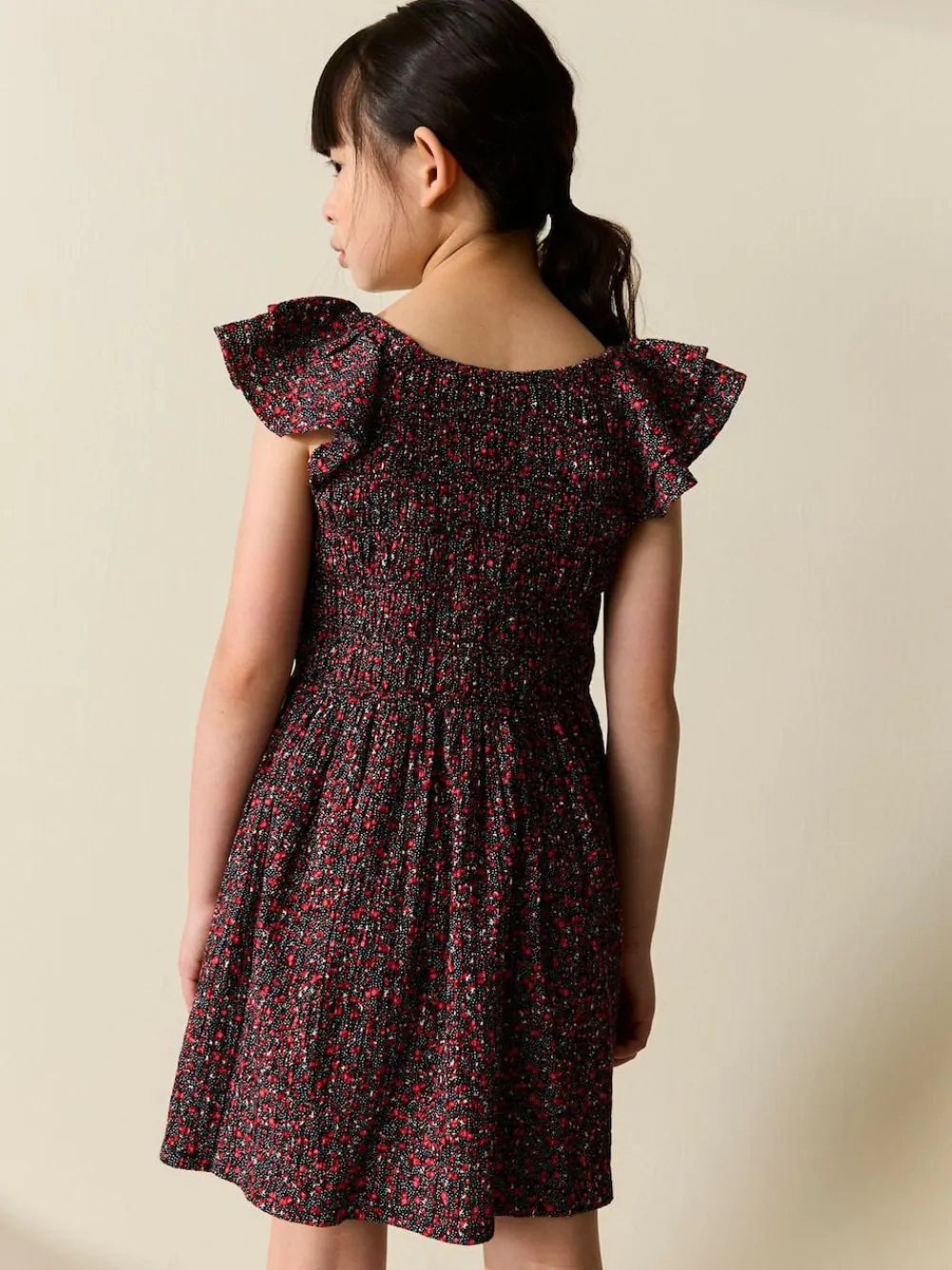 Next Smocked Frill Sleeve Dress (3-16yrs)^ Dresses