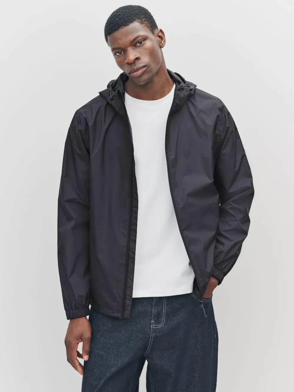 Outlet Next DryTech Lightweight Waterproof Packable Jacket Black