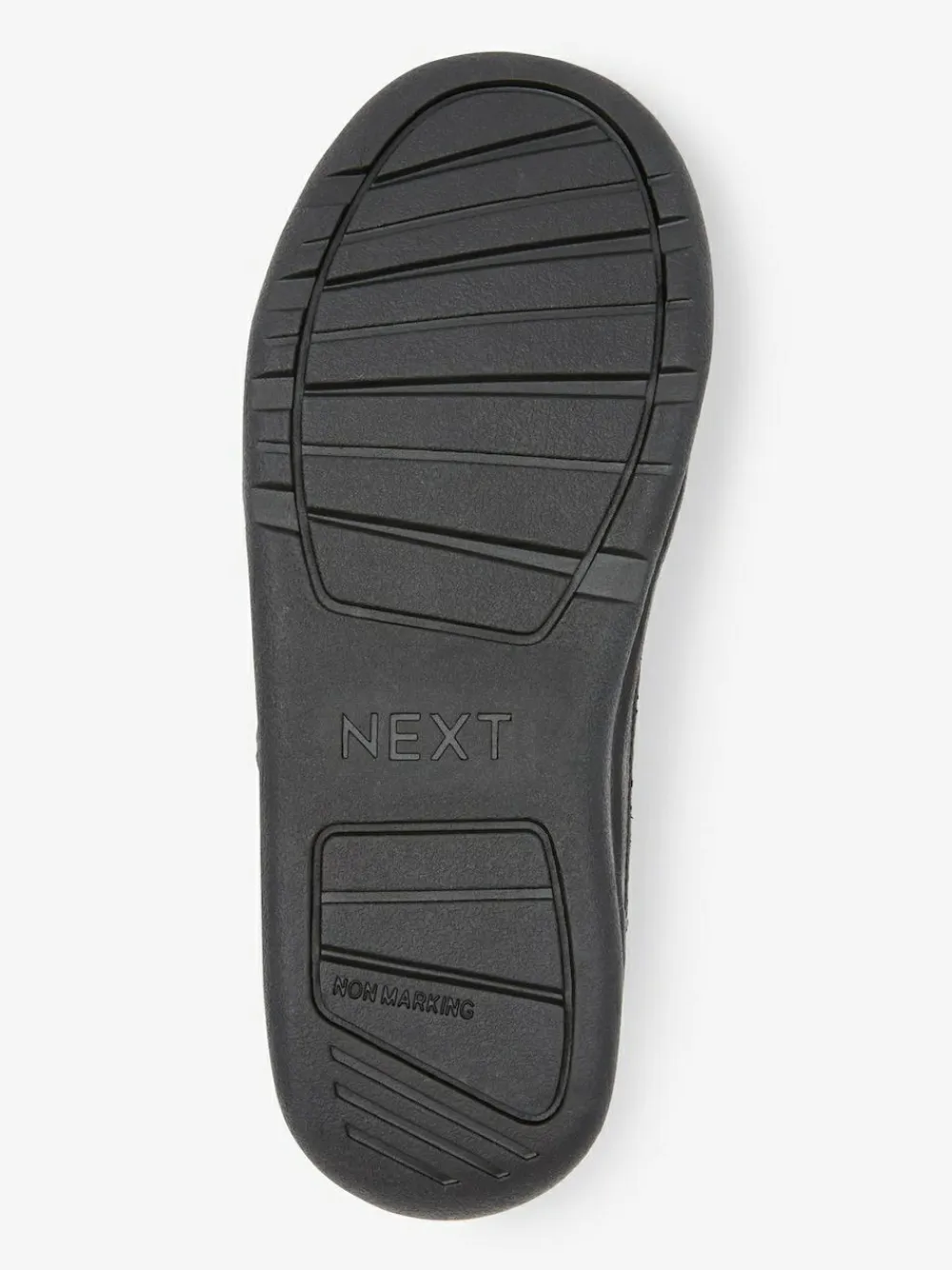 Next Black Extra Wide Fit (H) Elastic Lace School Trainers^BOY School Shoes|Boys Shoes