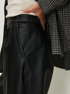 Next Faux Leather Barrel Leg Trousers^Women Nightwear|Pants