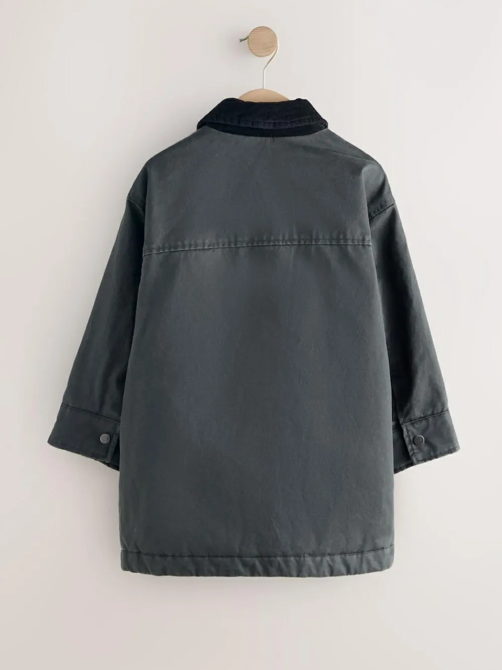 Next Black Faux Waxed Jacket (5-14yrs)^ Jackets & Coats|Snowsuits & Coats