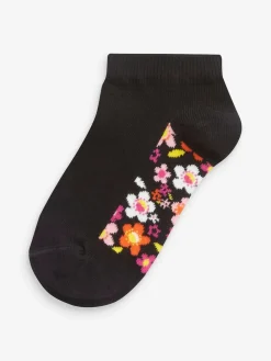 Next 5 Pack Cotton Rich Footbed Trainer Socks^ Tights|Socks & Tights