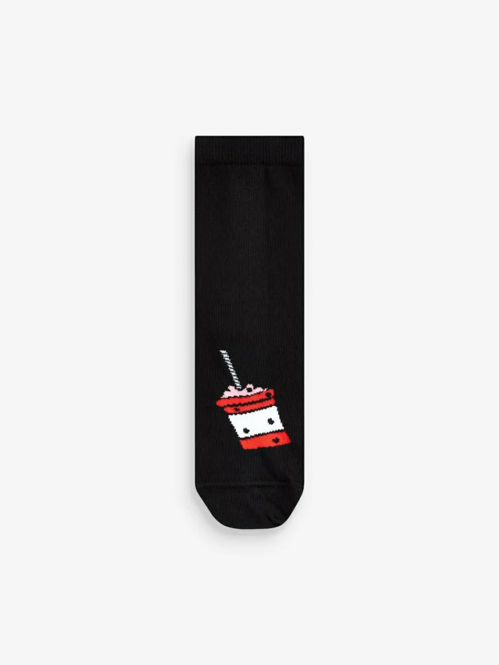 Discount Next Black Food Cotton Rich Socks 7 Pack